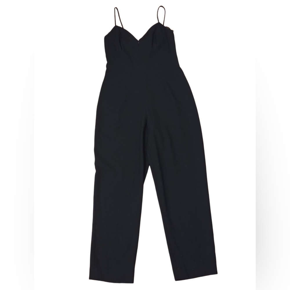 Vintage Skinny Strap Black High Waist Jumpsuit!